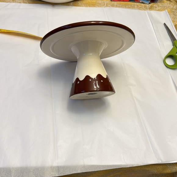 🎉2/15.00🎉 Small Cake/ Cupcake Mini Stand ceramic painted Desert Mambo Group - Picture 8 of 8